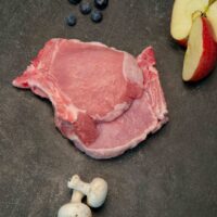 Bistecche di maiale con osso - 3 fette da 250 gr/cad