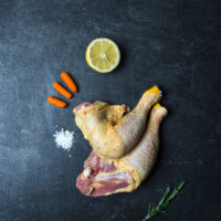 Coscia di pollo allevato all'aperto
