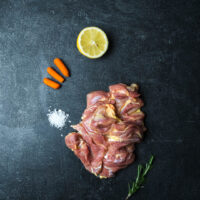 Coscia di pollo disossata allevato all'aperto