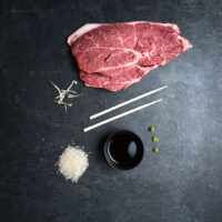 Top sirloin butt (Fettine da ferri) di Wagyu Giapponese - 300 gr