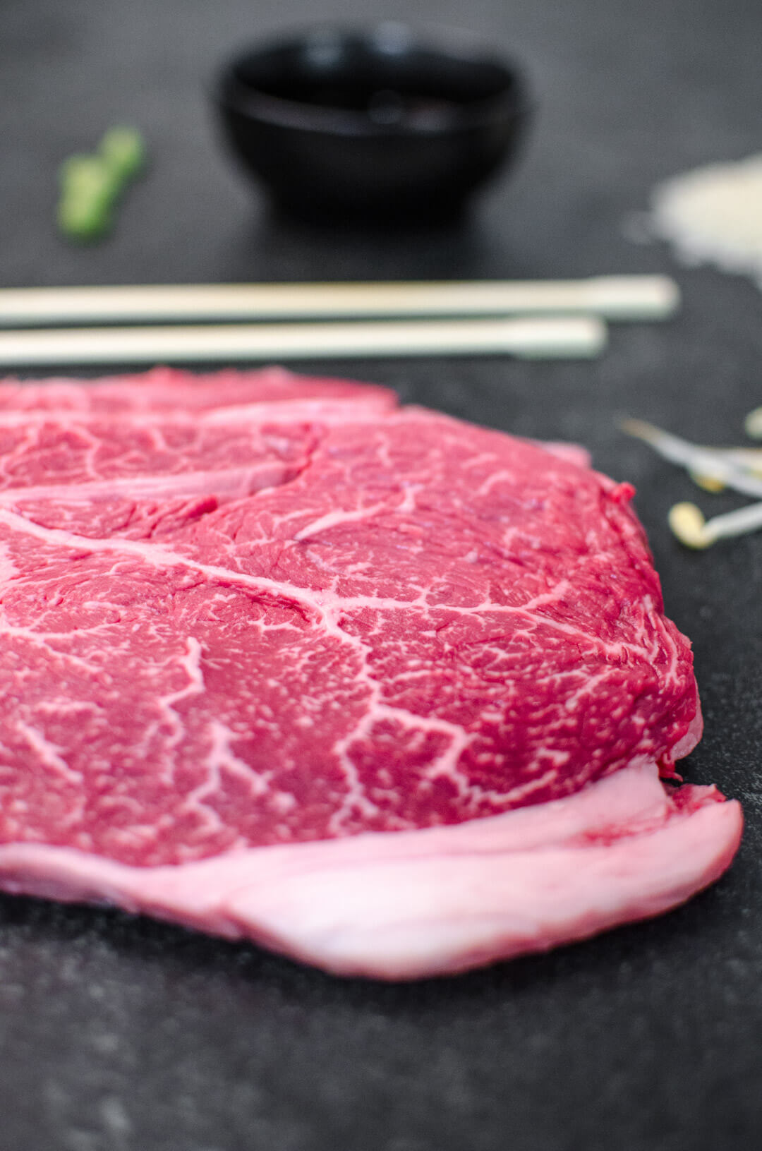 Top sirloin butt (Fettine da ferri) di Wagyu Giapponese - immagine 2